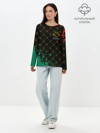 Лонгслив женский. Хлопок / GUSSI / ГУСИ