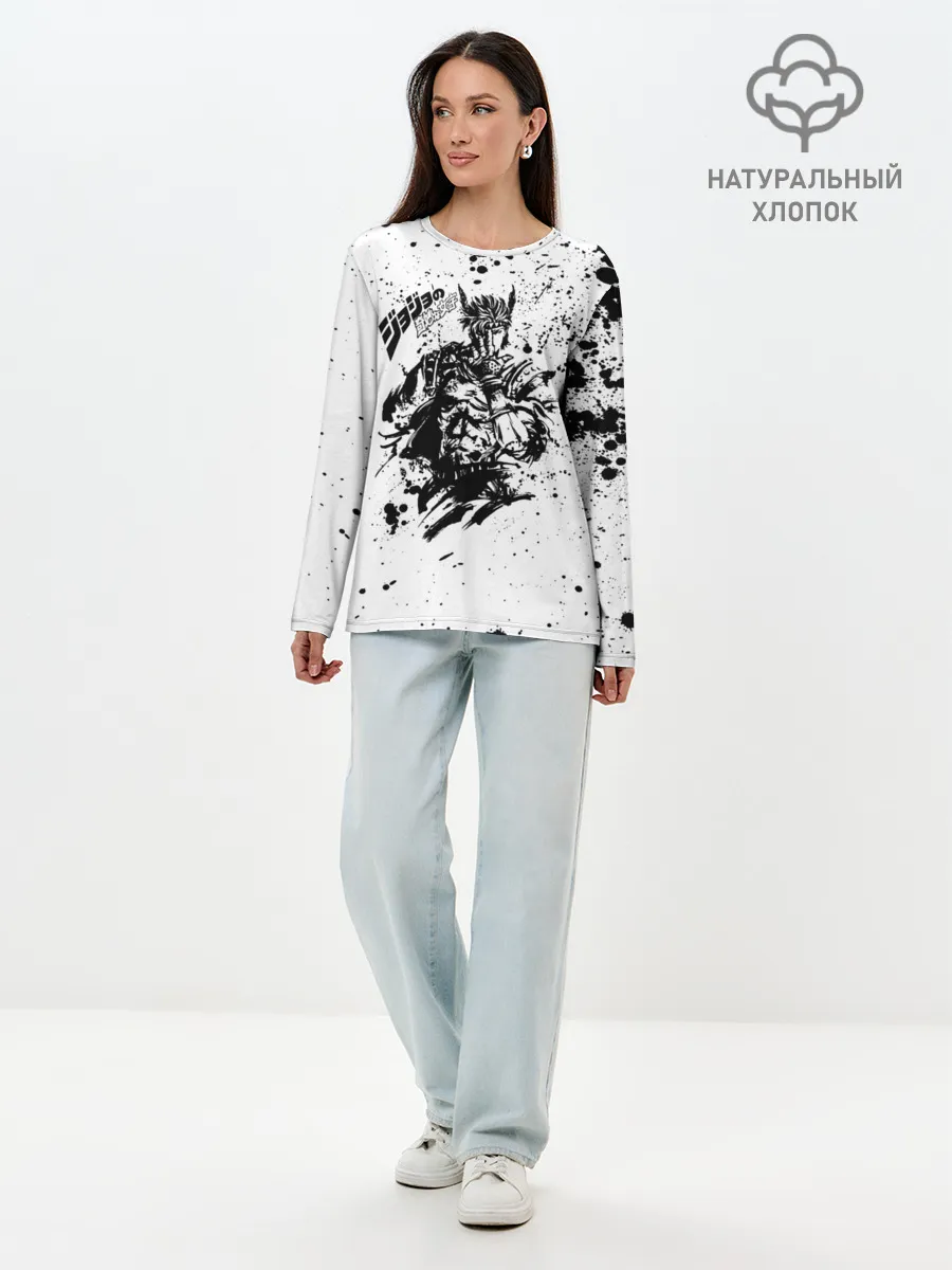 Лонгслив женский. Хлопок / JoJo Bizarre Adventure