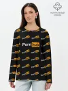 Лонгслив женский. Хлопок / Porn Hub