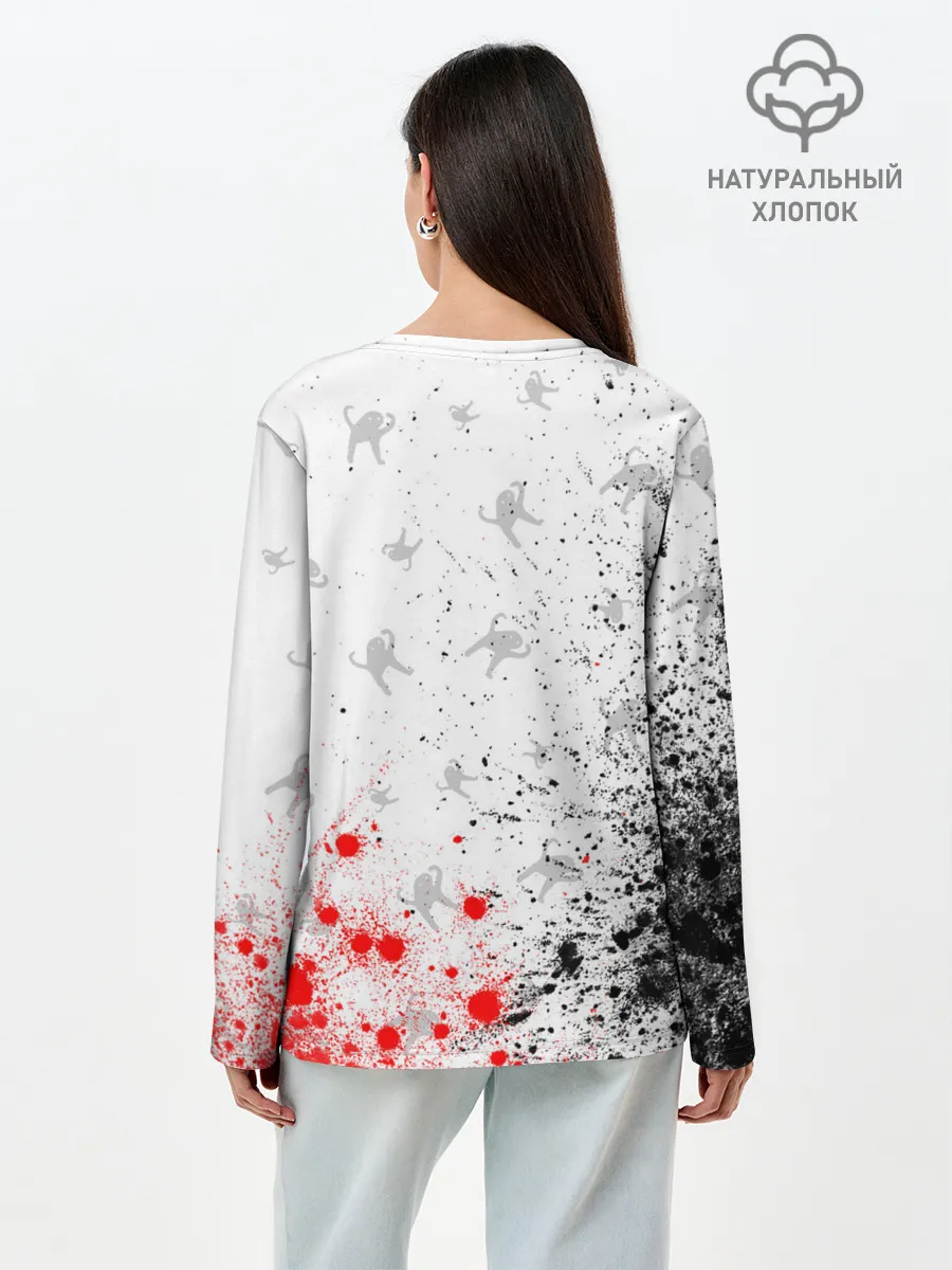 Лонгслив женский. Хлопок / ЪУЪ СЪУКА