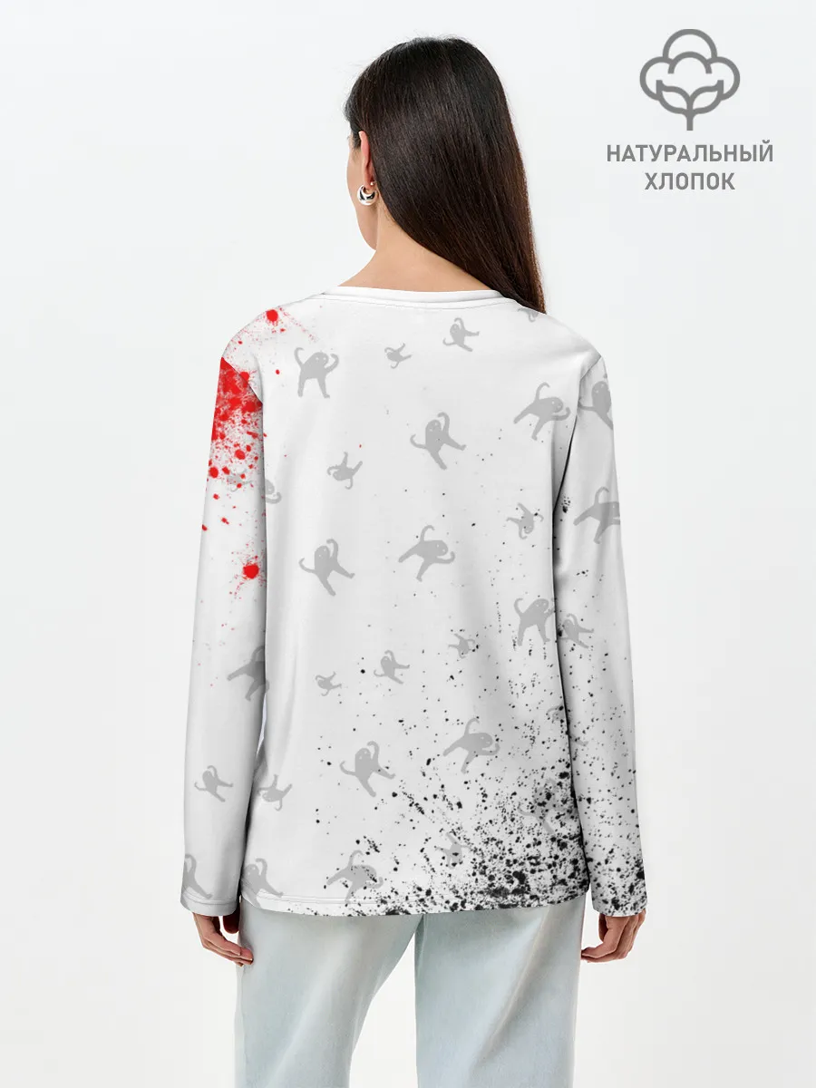 Лонгслив женский. Хлопок / ЪУЪ СЪУКА