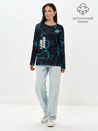 Лонгслив женский. Хлопок / Land Rover