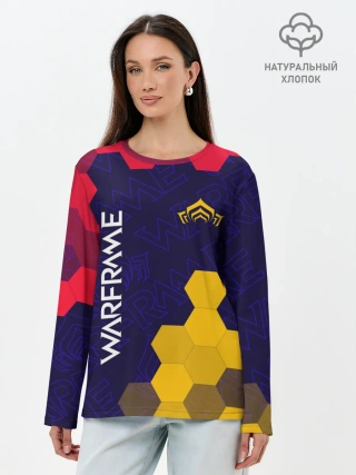 Лонгслив женский. Хлопок / WARFRAME / ВАРФРЕЙМ