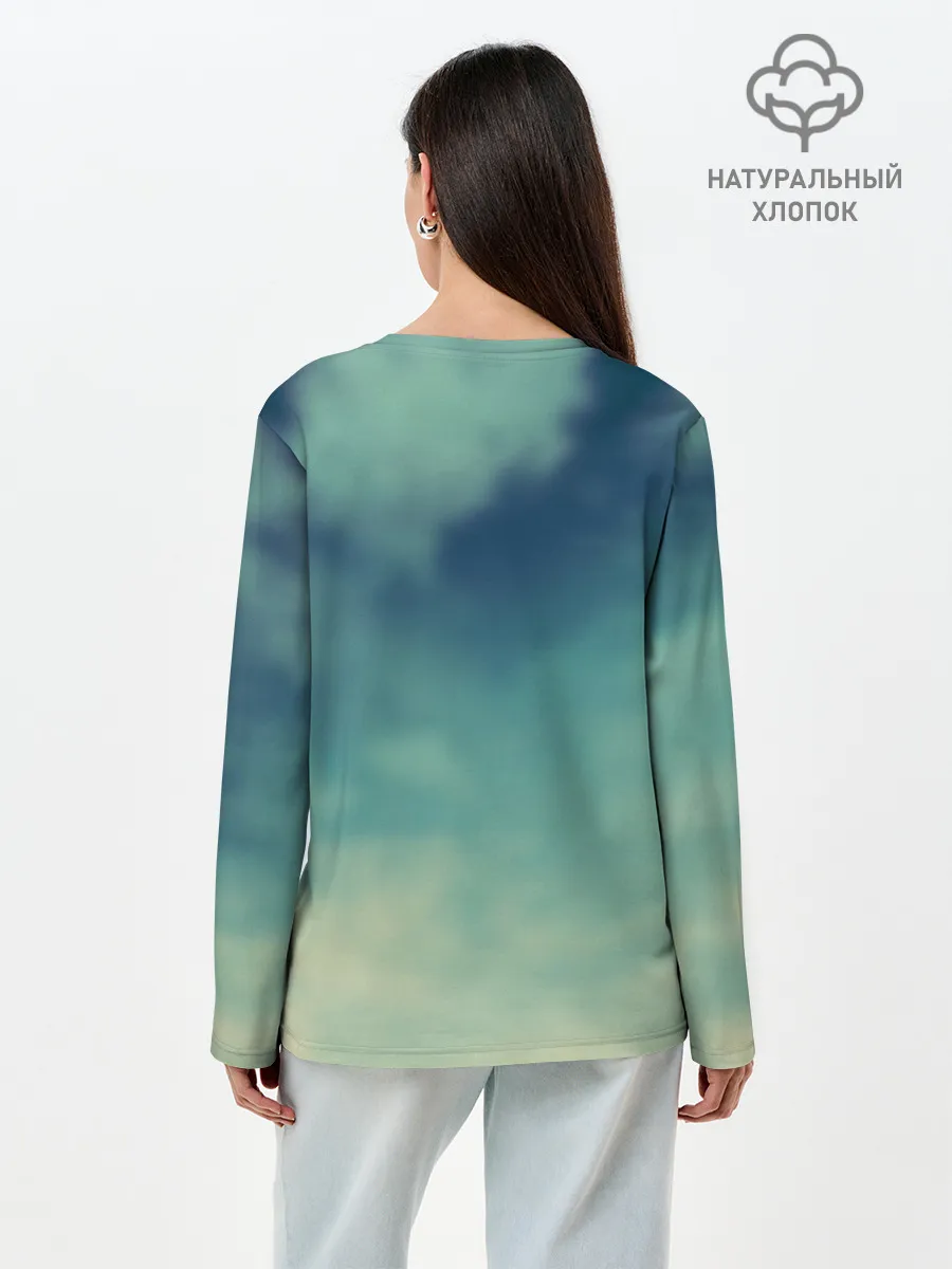 Лонгслив женский. Хлопок / Рафталия