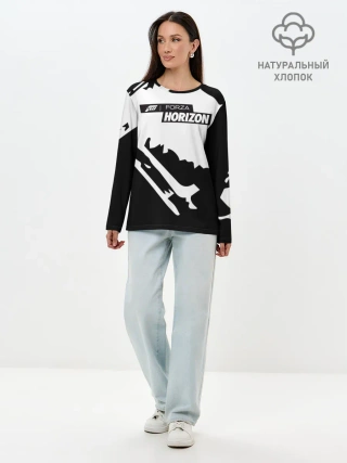 Лонгслив женский. Хлопок / Forza Horizon