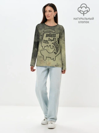 Лонгслив женский. Хлопок / Five Nights at Freddy