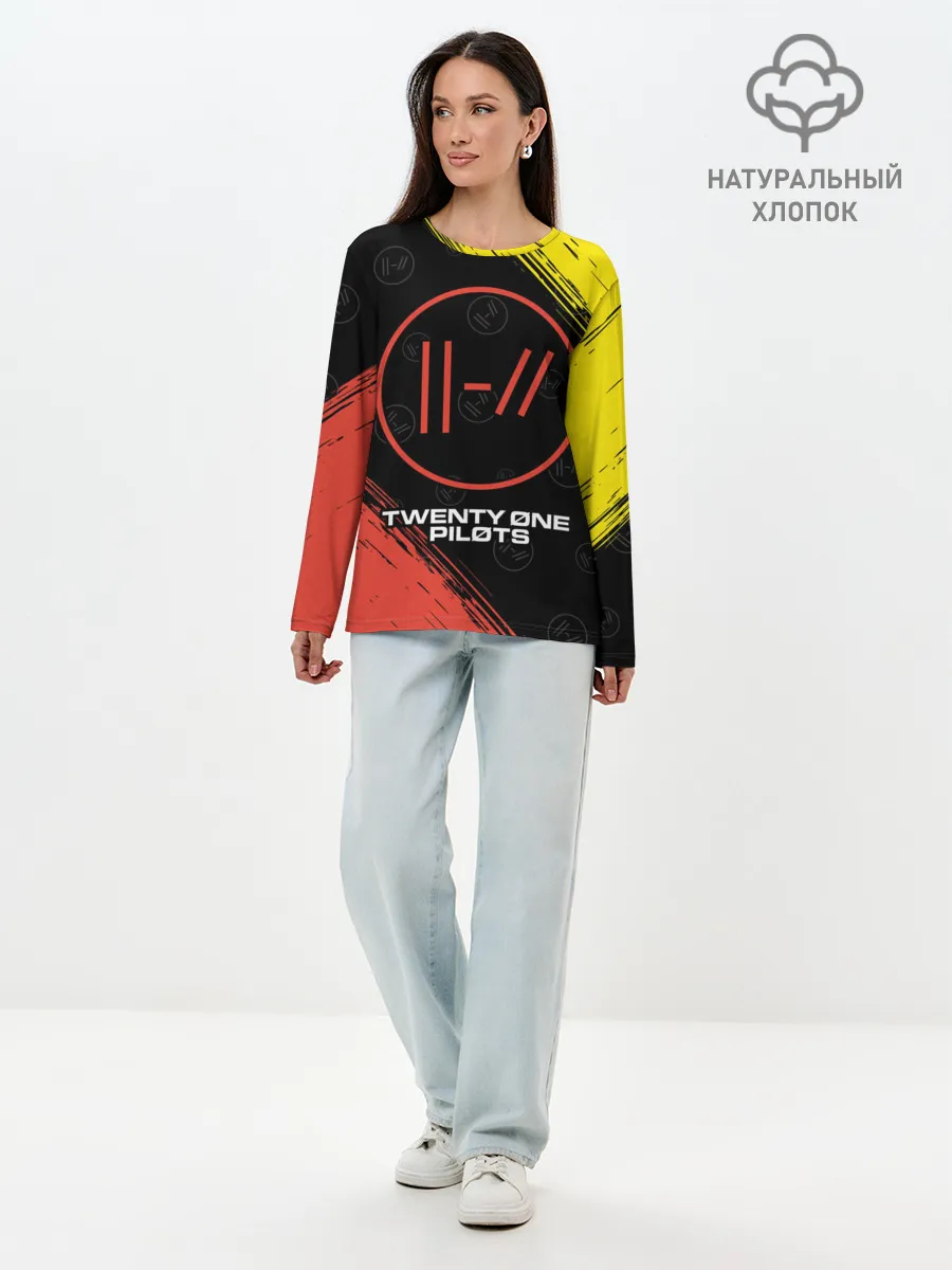Лонгслив женский. Хлопок / TWENTY ONE PILOTS / 21 PILOTS