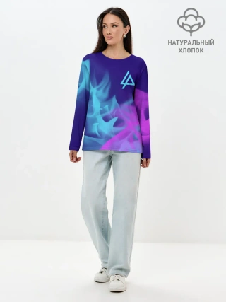 Лонгслив женский. Хлопок / LINKIN PARK / ЛИНКИН ПАРК