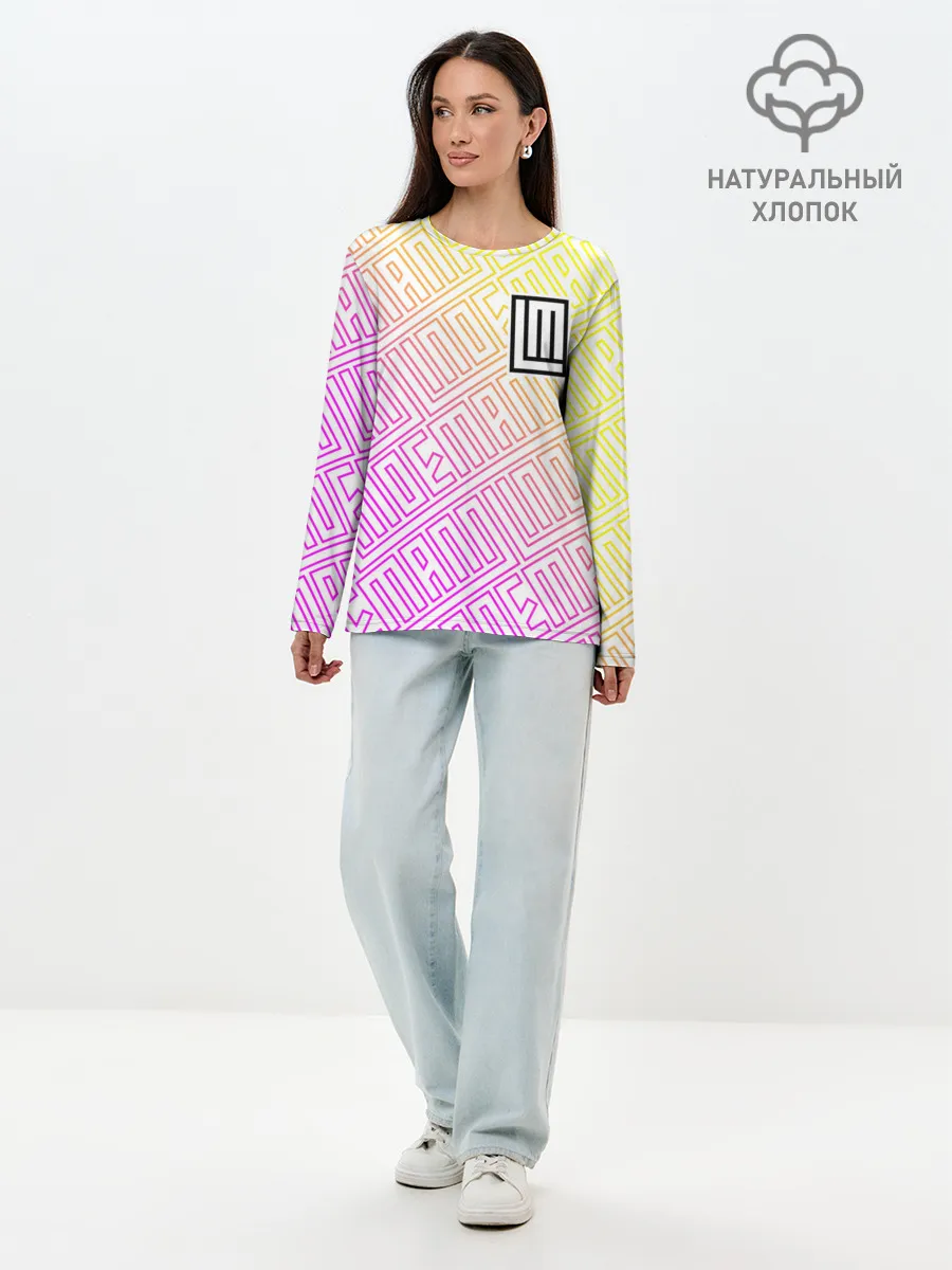Лонгслив женский. Хлопок / LINDEMANN / ЛИНДЕМАНН