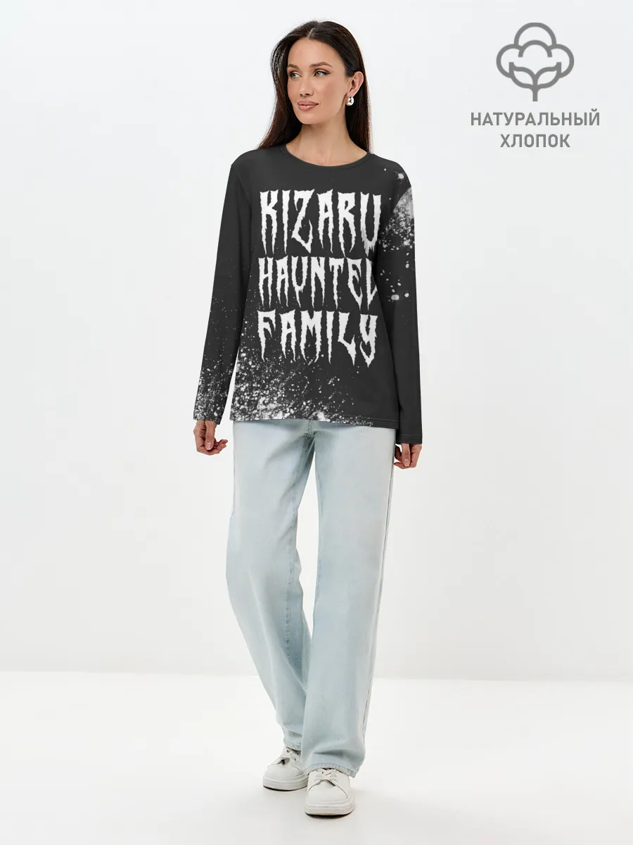 Лонгслив женский. Хлопок / KIZARU / КИЗАРУ