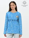 Лонгслив женский. Хлопок / Manchester City 20/21 Home Kit