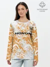 Лонгслив женский. Хлопок / Honda