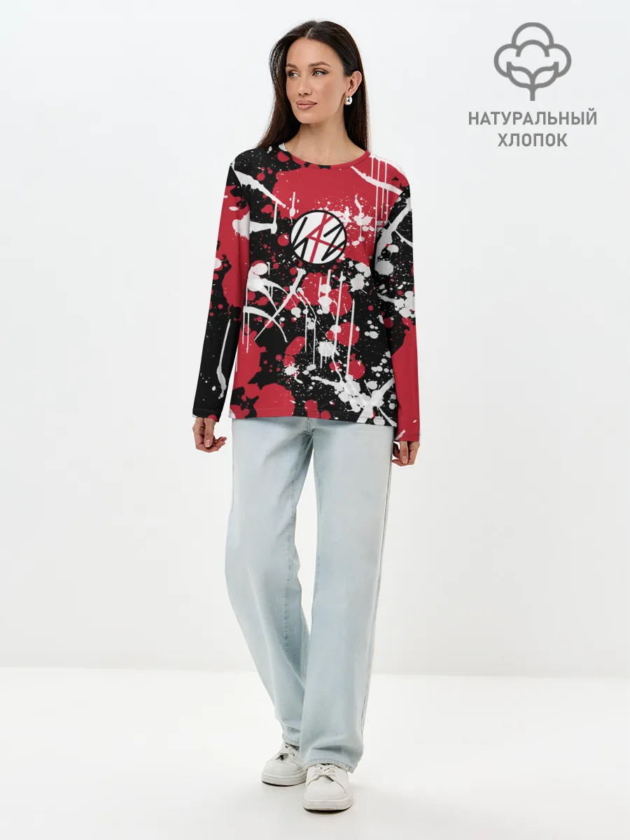 Лонгслив женский. Хлопок / Stray kids