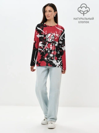 Лонгслив женский. Хлопок / Stray kids