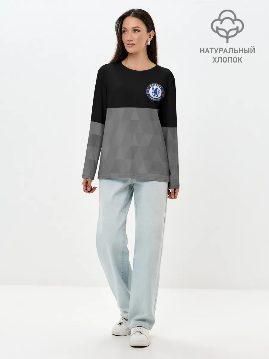 Лонгслив женский. Хлопок / Chelsea London