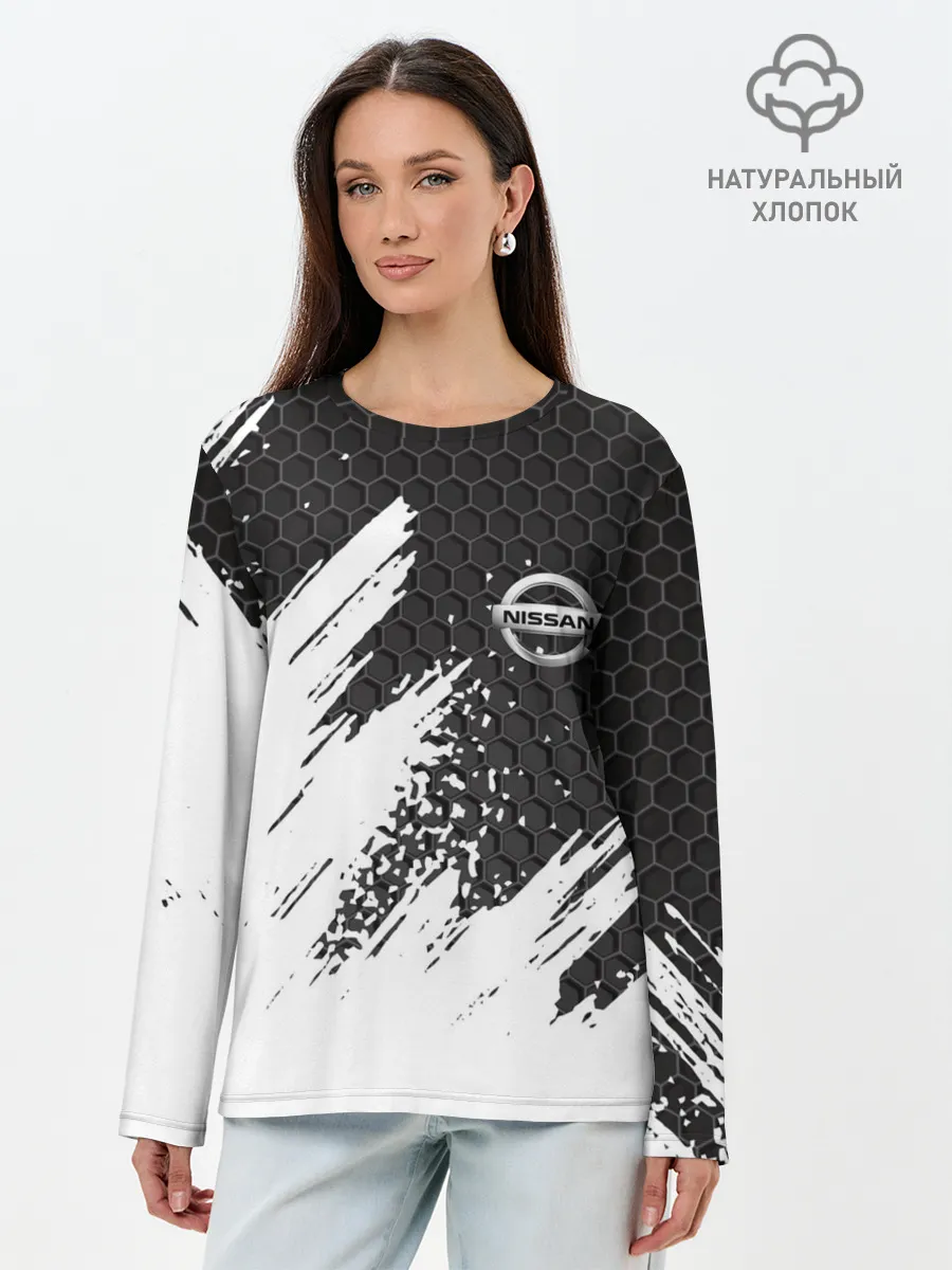 Лонгслив женский. Хлопок / NISSAN