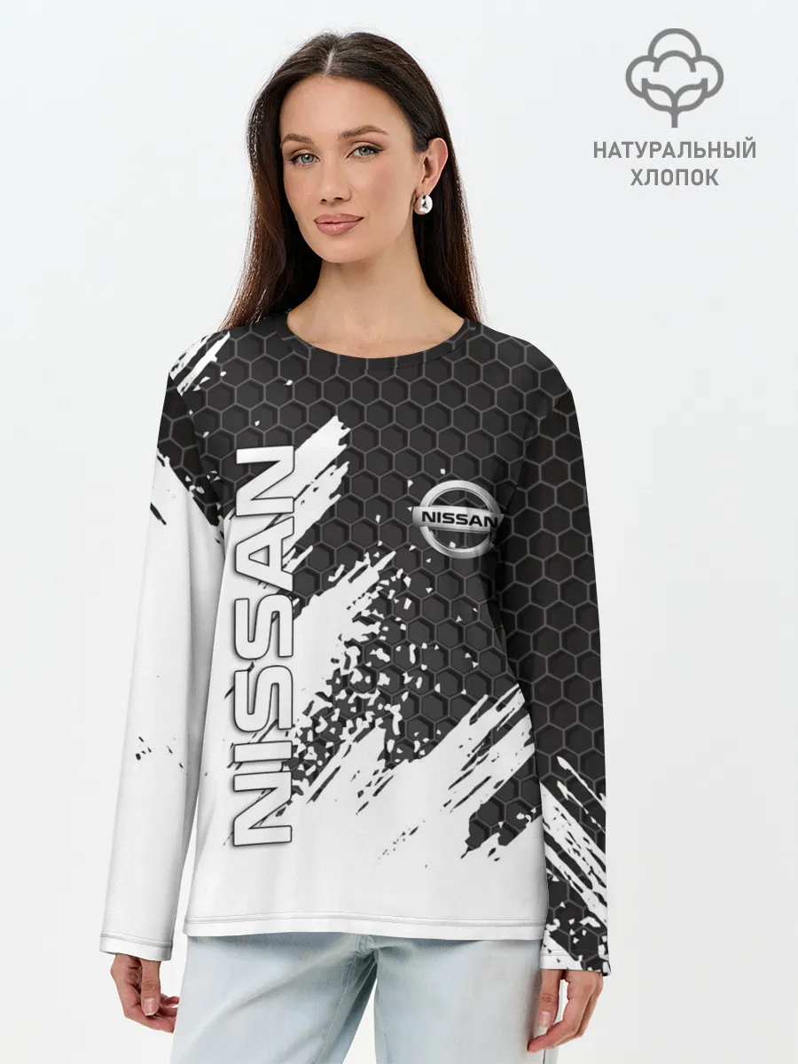 Лонгслив женский. Хлопок / NISSAN
