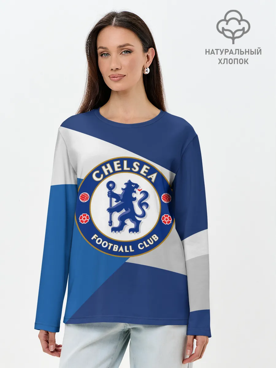 Лонгслив женский. Хлопок / Chelsea Exlusive