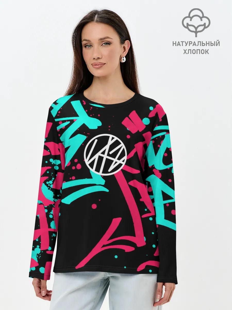 Лонгслив женский. Хлопок / Stray Kids