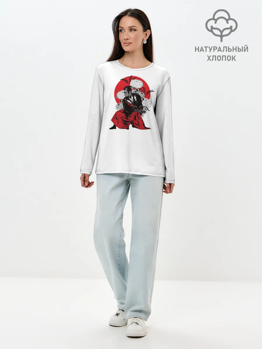 Лонгслив женский. Хлопок / Япония