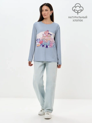 Лонгслив женский. Хлопок / BTS Happy Birthday