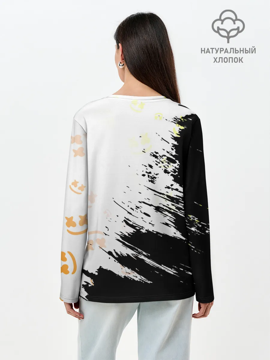Лонгслив женский. Хлопок / MARSHMELLO / МАРШМЕЛЛОУ