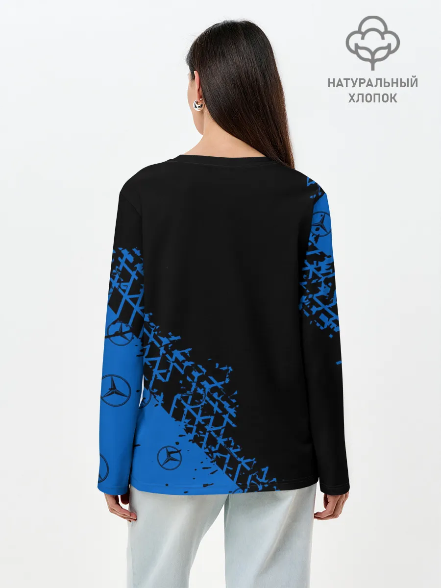 Лонгслив женский. Хлопок / MERCEDES / МЕРСЕДЕС