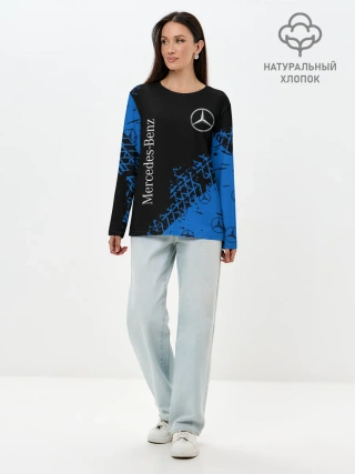 Лонгслив женский. Хлопок / MERCEDES / МЕРСЕДЕС
