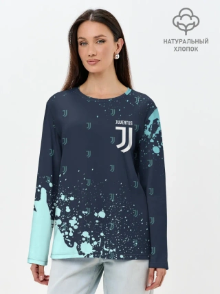 Лонгслив женский. Хлопок / JUVENTUS / ЮВЕНТУС
