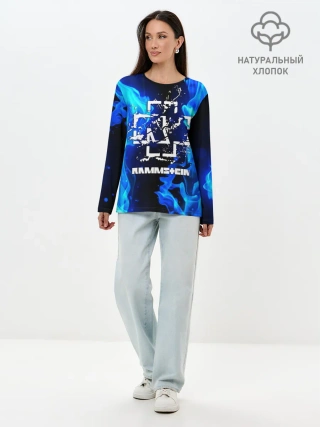 Лонгслив женский. Хлопок / RAMMSTEIN