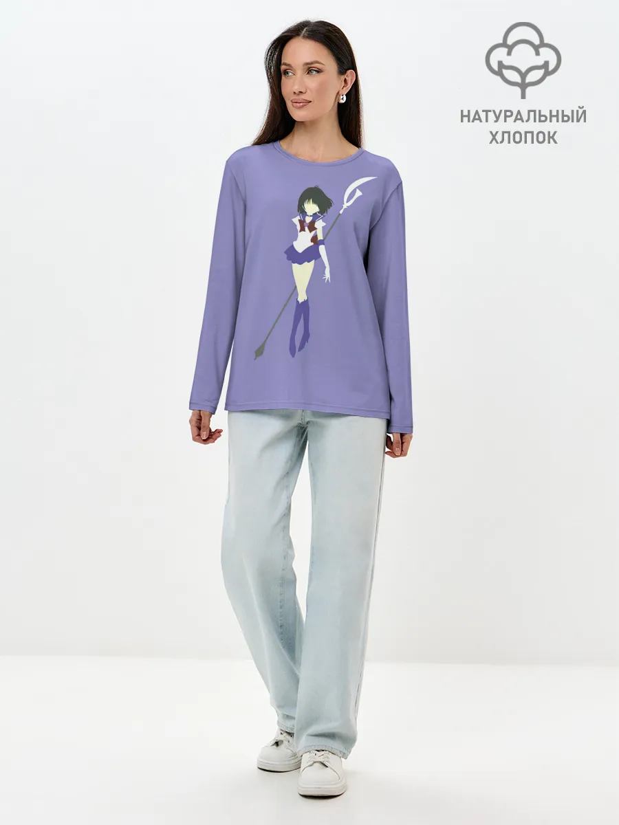 Лонгслив женский. Хлопок / Сейлор Сатурн