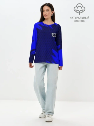 Лонгслив женский. Хлопок / AUDI