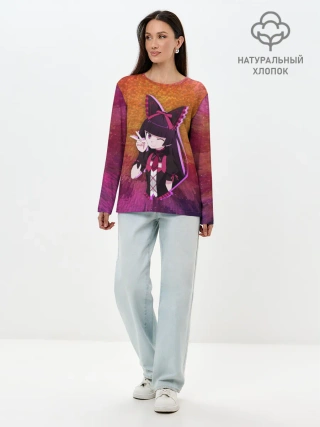 Лонгслив женский. Хлопок / Рори Меркури