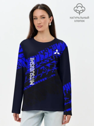 Лонгслив женский. Хлопок / Mitsubishi