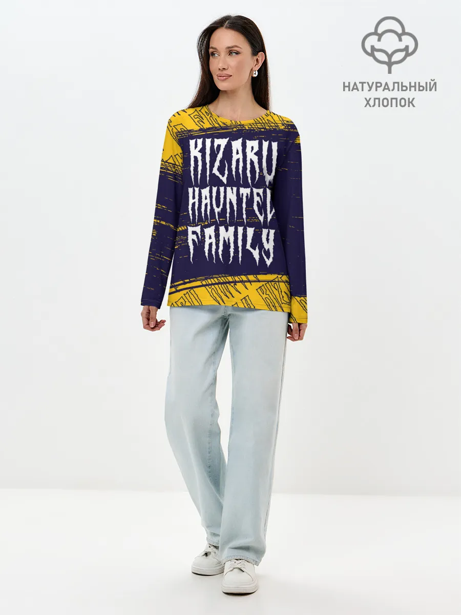 Лонгслив женский. Хлопок / KIZARU / КИЗАРУ