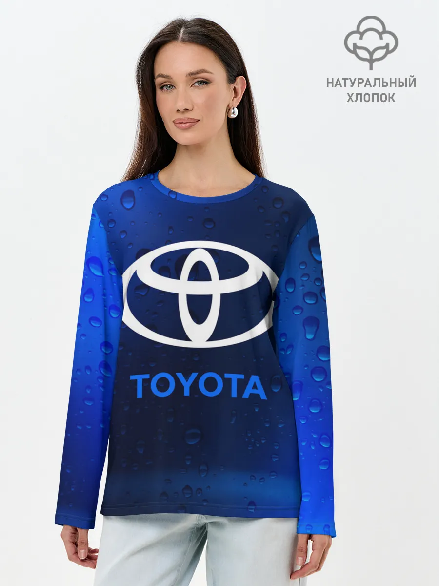 Лонгслив женский. Хлопок / TOYOTA / ТОЙОТА