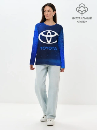 Лонгслив женский. Хлопок / TOYOTA / ТОЙОТА