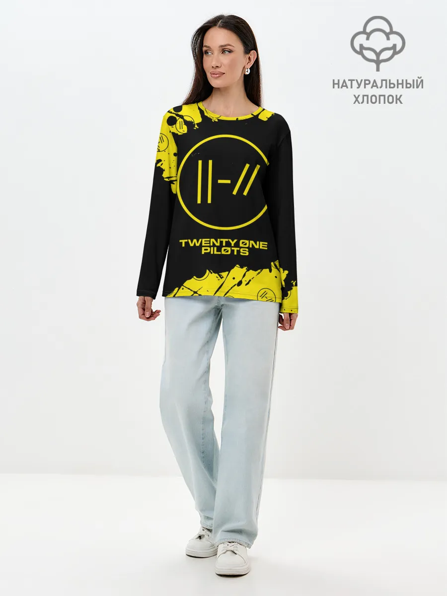 Лонгслив женский. Хлопок / TWENTY ONE PILOTS / 21 PILOTS
