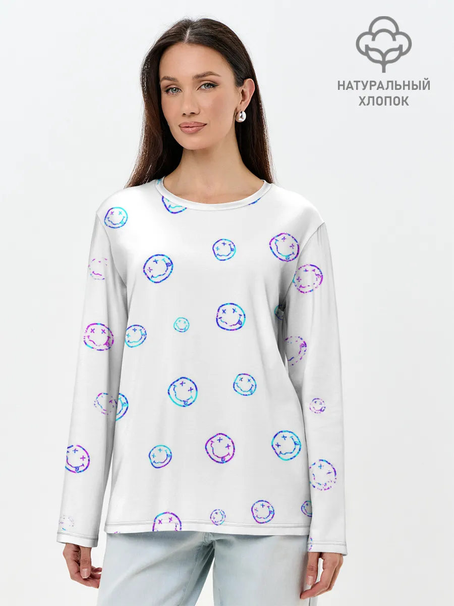 Лонгслив женский. Хлопок / NIRVANA / НИРВАНА