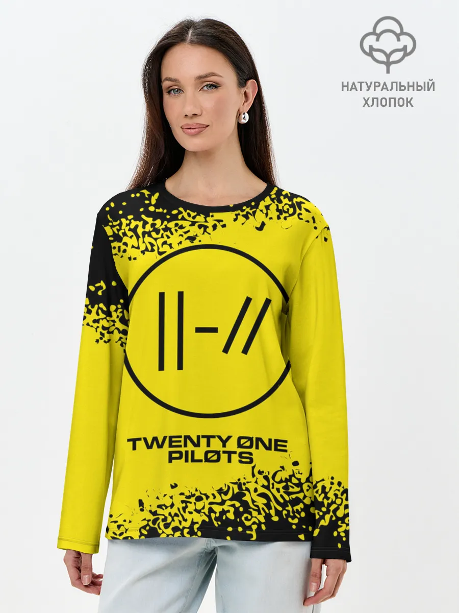 Лонгслив женский. Хлопок / TWENTY ONE PILOTS / 21 PILOTS