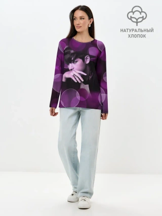 Лонгслив женский. Хлопок / BTS