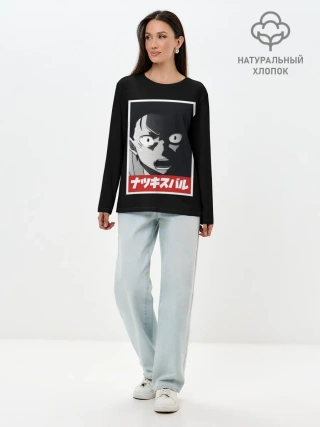 Лонгслив женский. Хлопок / Re:Zero