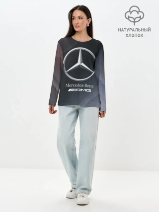 Лонгслив женский. Хлопок / MERCEDES / МЕРСЕДЕС