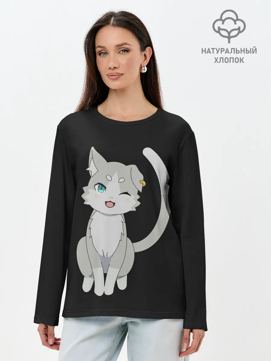 Лонгслив женский. Хлопок / Re:Zero