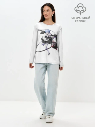 Лонгслив женский. Хлопок / Re:Zero