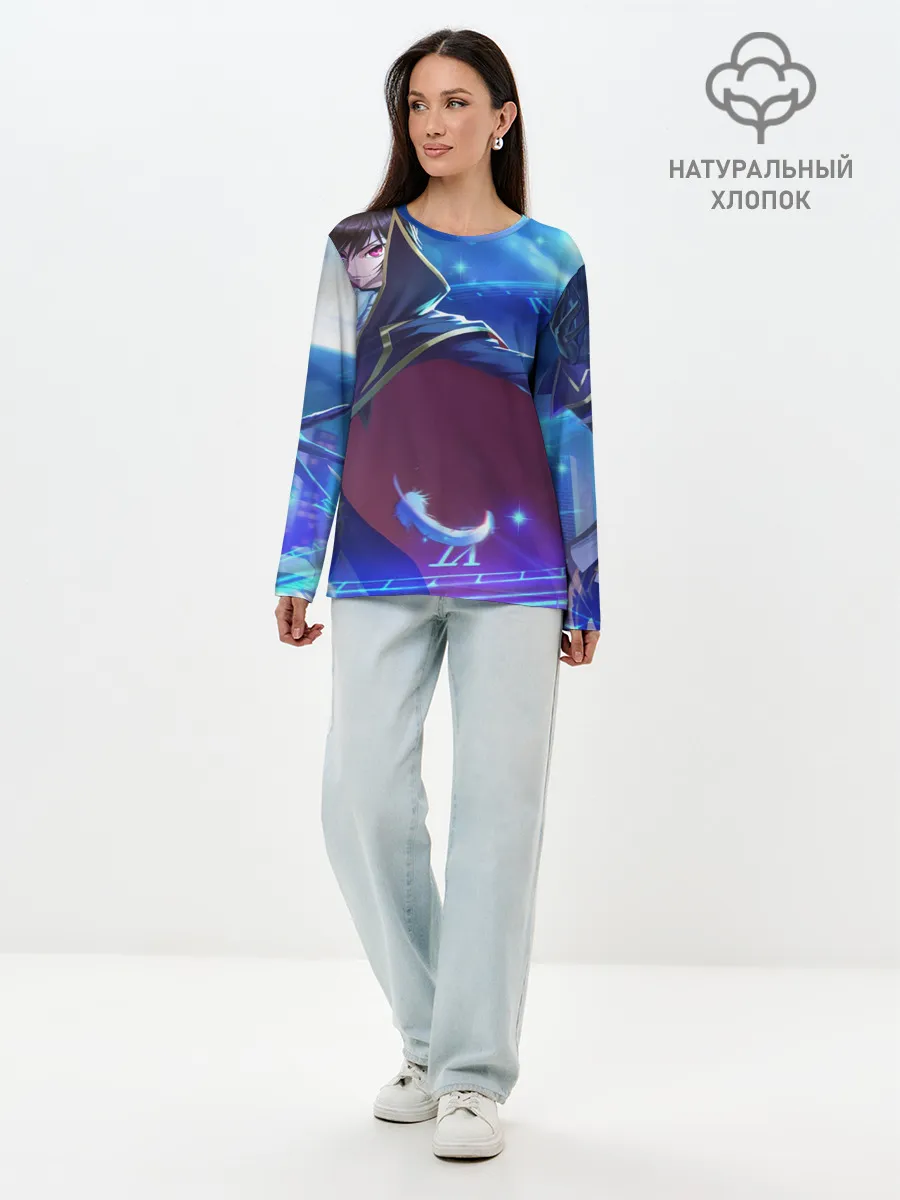 Лонгслив женский. Хлопок / Лелуш Ламперуж