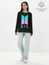 Лонгслив женский. Хлопок / BTS / БТС