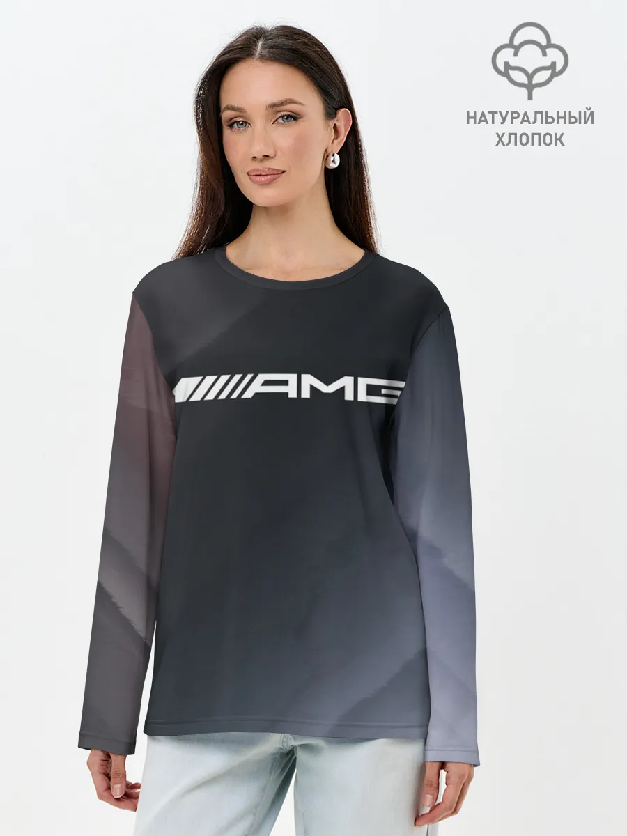 Лонгслив женский. Хлопок / MERCEDES / МЕРСЕДЕС