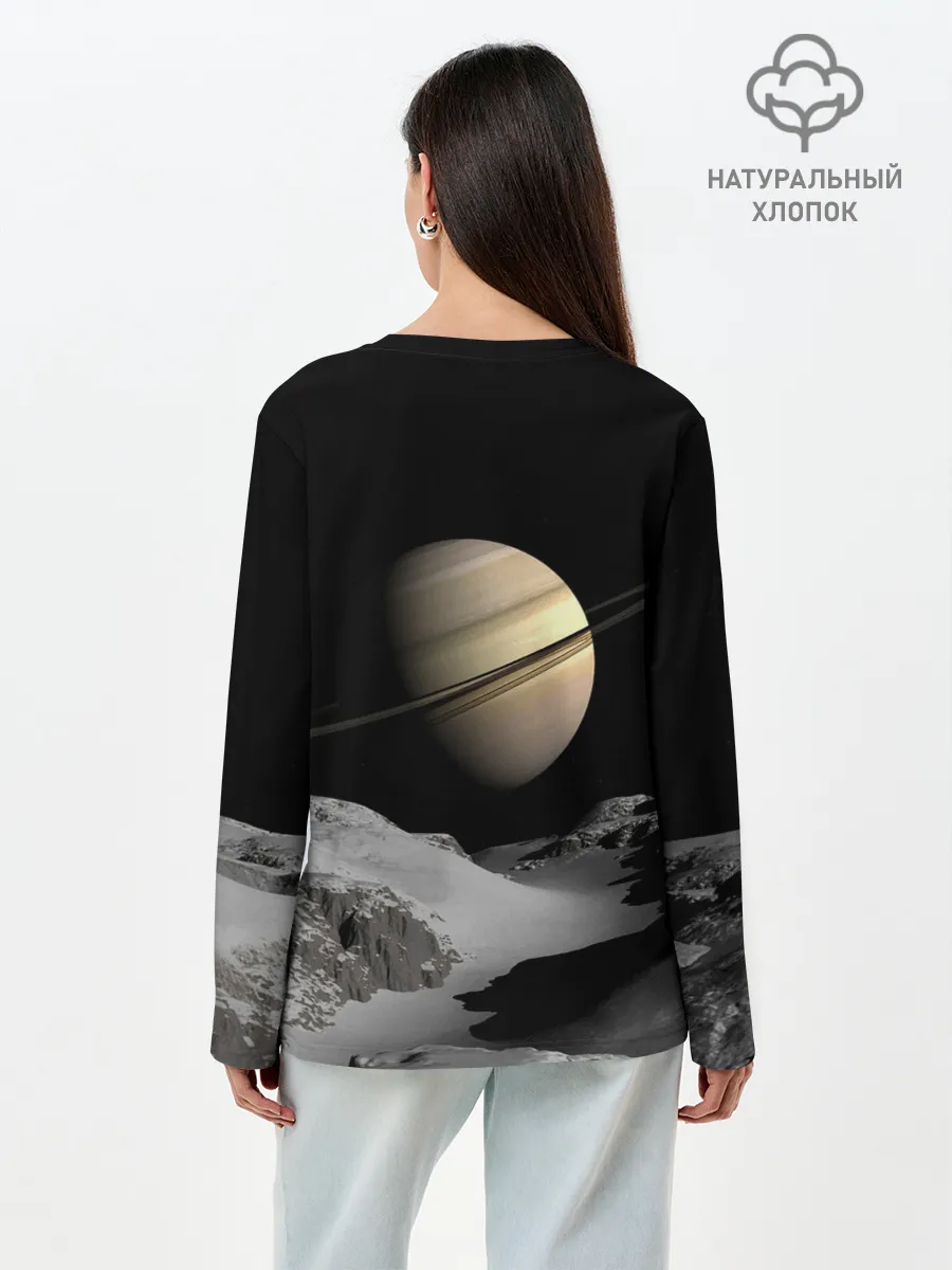 Лонгслив женский. Хлопок / Saturn