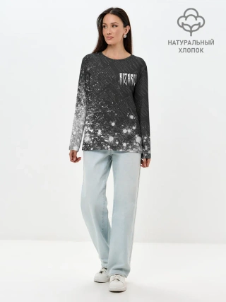 Лонгслив женский. Хлопок / KIZARU / КИЗАРУ